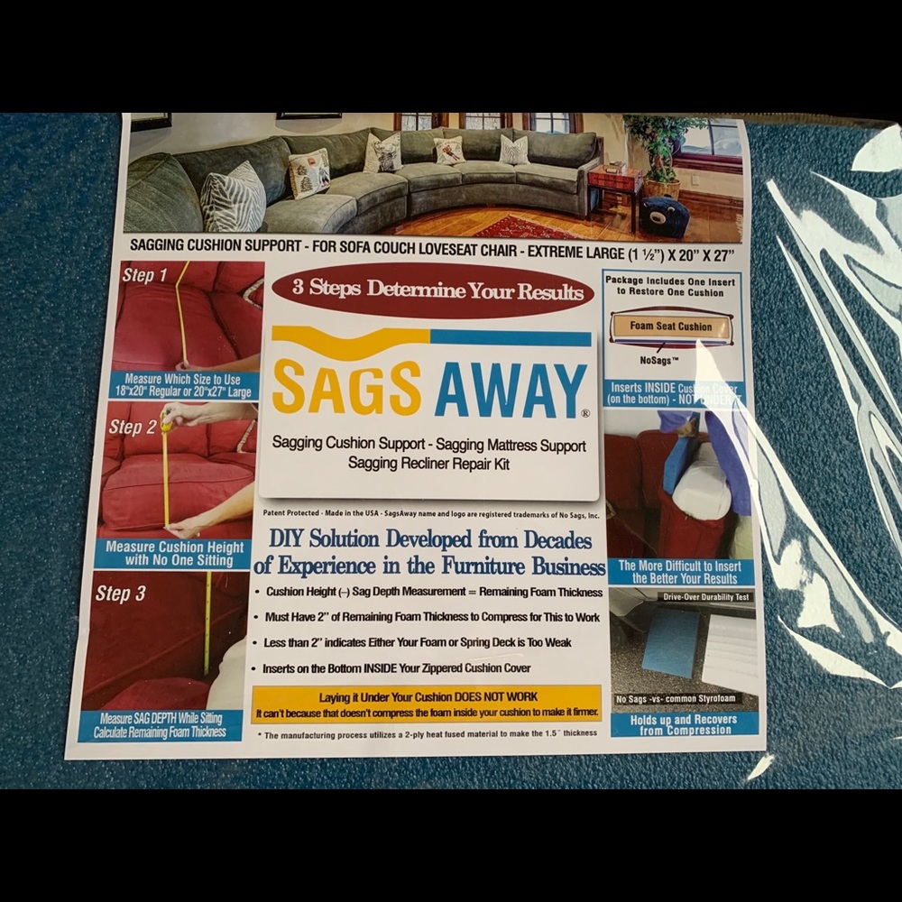 Couch Cushion Supports